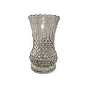 Vintage Lamplight Farms Austria Hobnail Glass Vase